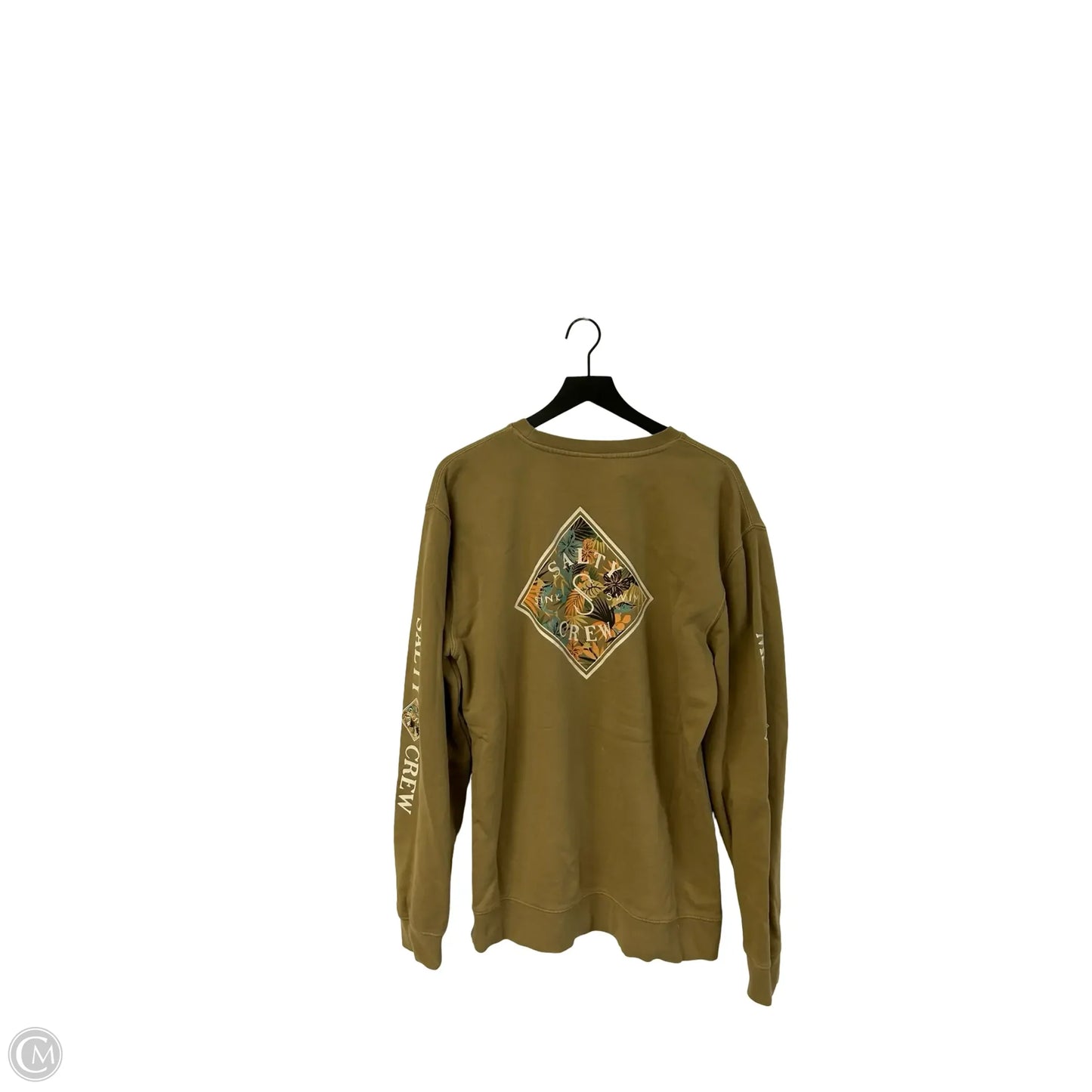 Sweatshirt Crewneck By Salt Life In Tan, Size: Xl