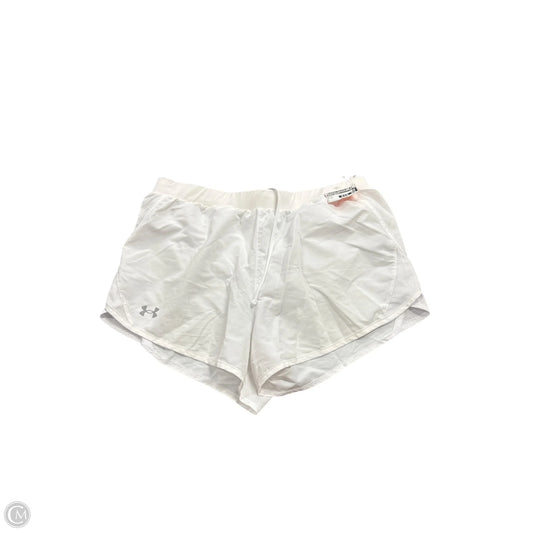 Athletic Shorts By Under Armour In White, Size: L