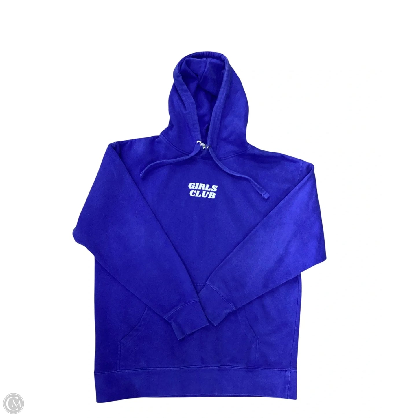 Sweatshirt Hoodie By Clothes Mentor In Blue, Size: Xl