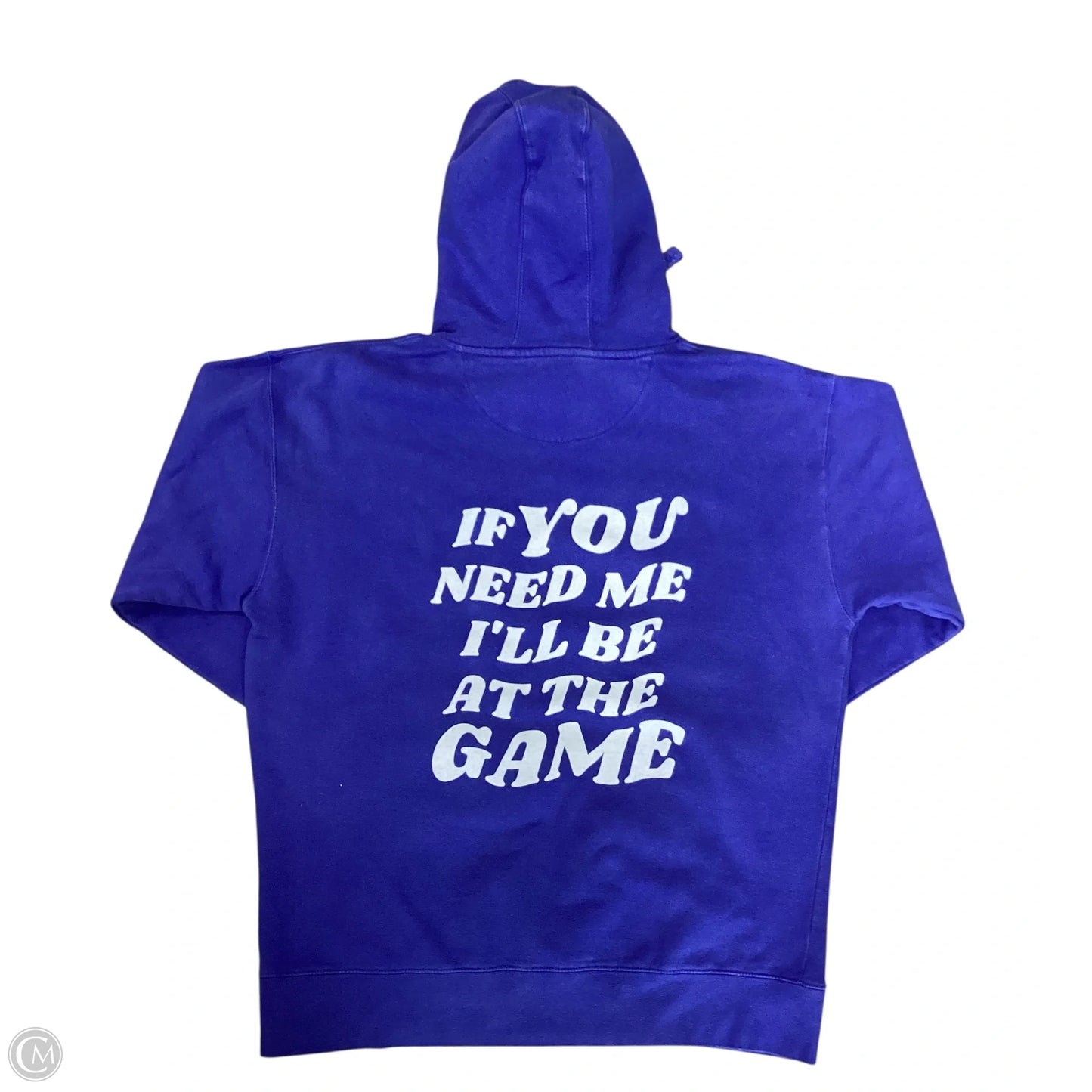 Sweatshirt Hoodie By Clothes Mentor In Blue, Size: Xl