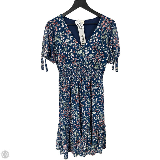 Dress Casual Short By Ember In Floral Print, Size: Lp