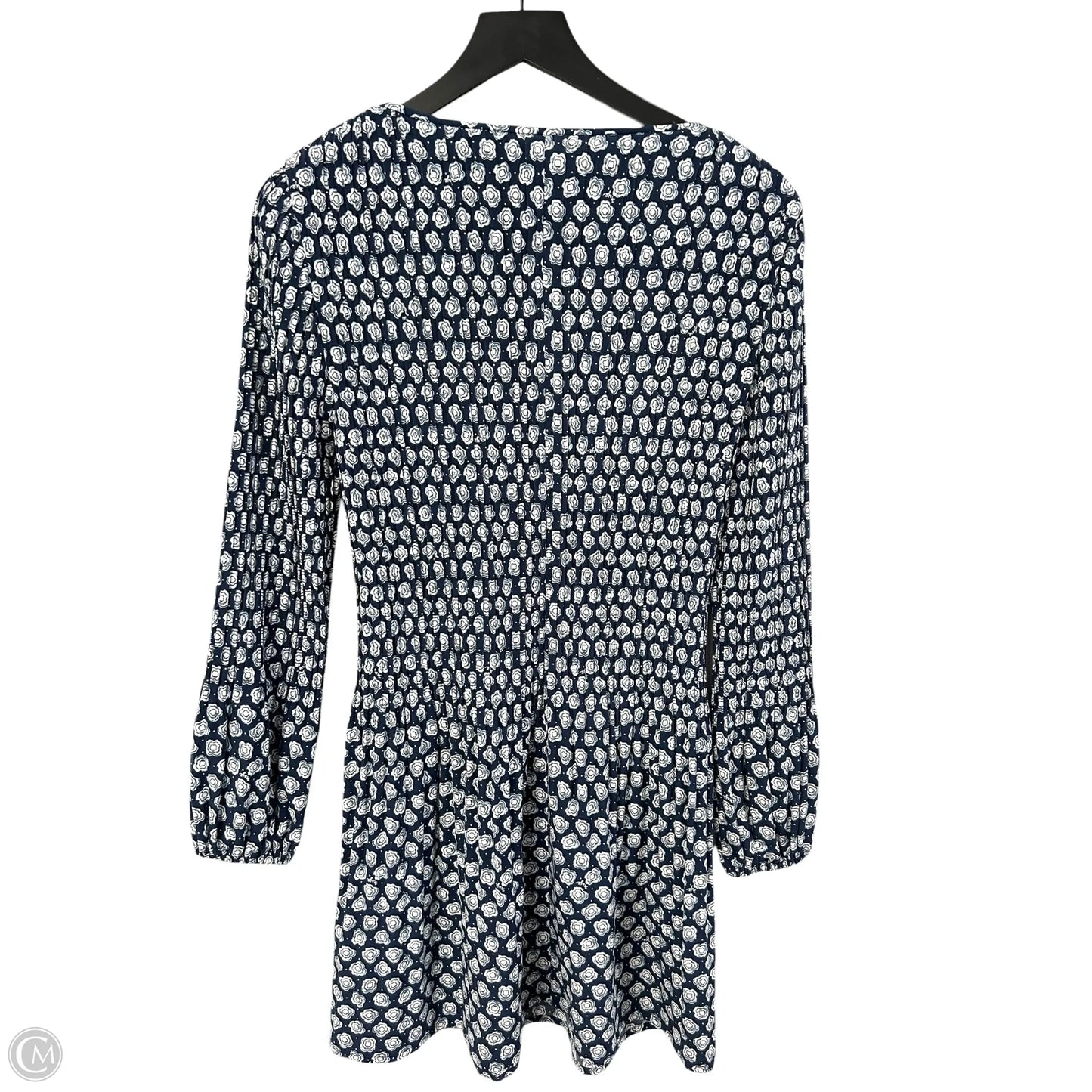 Dress Casual Short By Clothes Mentor In Blue & White, Size: S