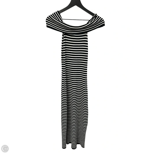 Dress Casual Maxi By Freshman In Black & White, Size: M