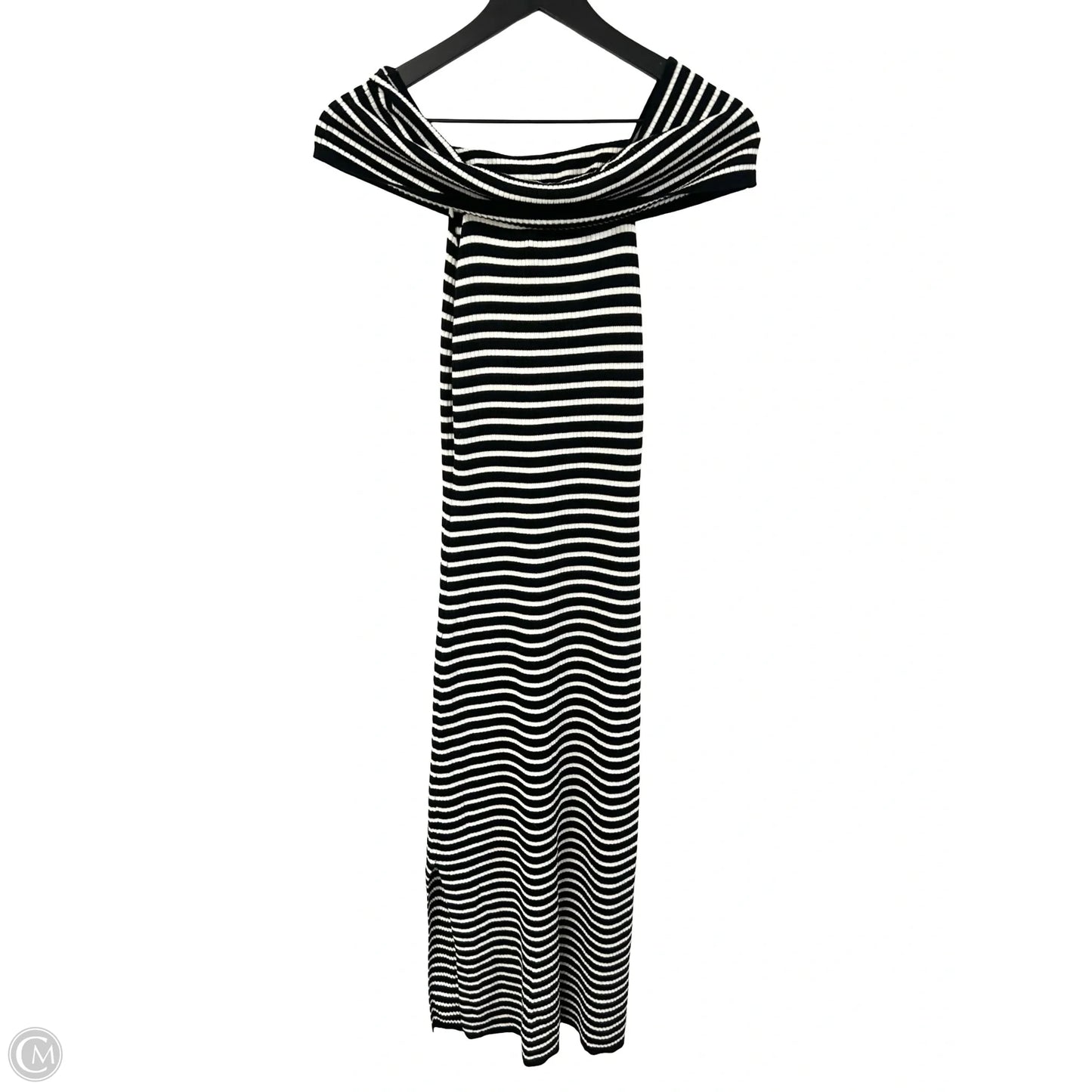 Dress Casual Maxi By Freshman In Black & White, Size: M