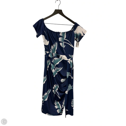 Dress Casual Midi By Cme In Blue, Size: L