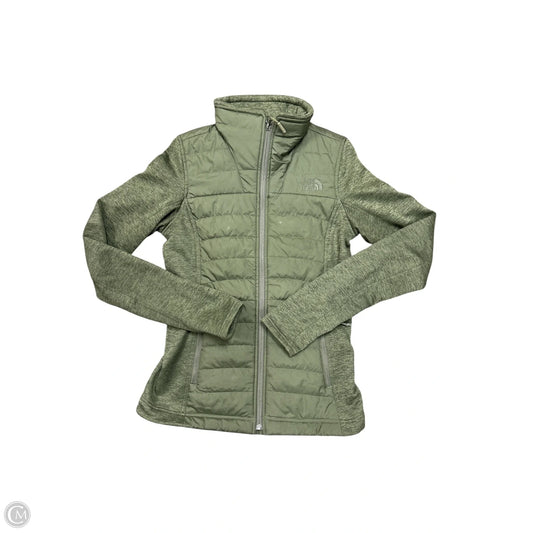 Athletic Jacket By The North Face In Green, Size: Xs