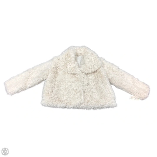 Coat Faux Fur & Sherpa By Clothes Mentor In White, Size: Xl