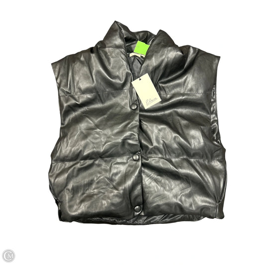 Vest Puffer & Quilted By Elan In Black, Size: M