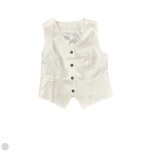 Vest Other By Clothes Mentor In White, Size: M