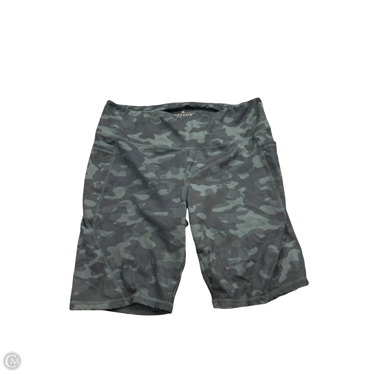Athletic Shorts By Danskin In Black & Grey, Size: Xl