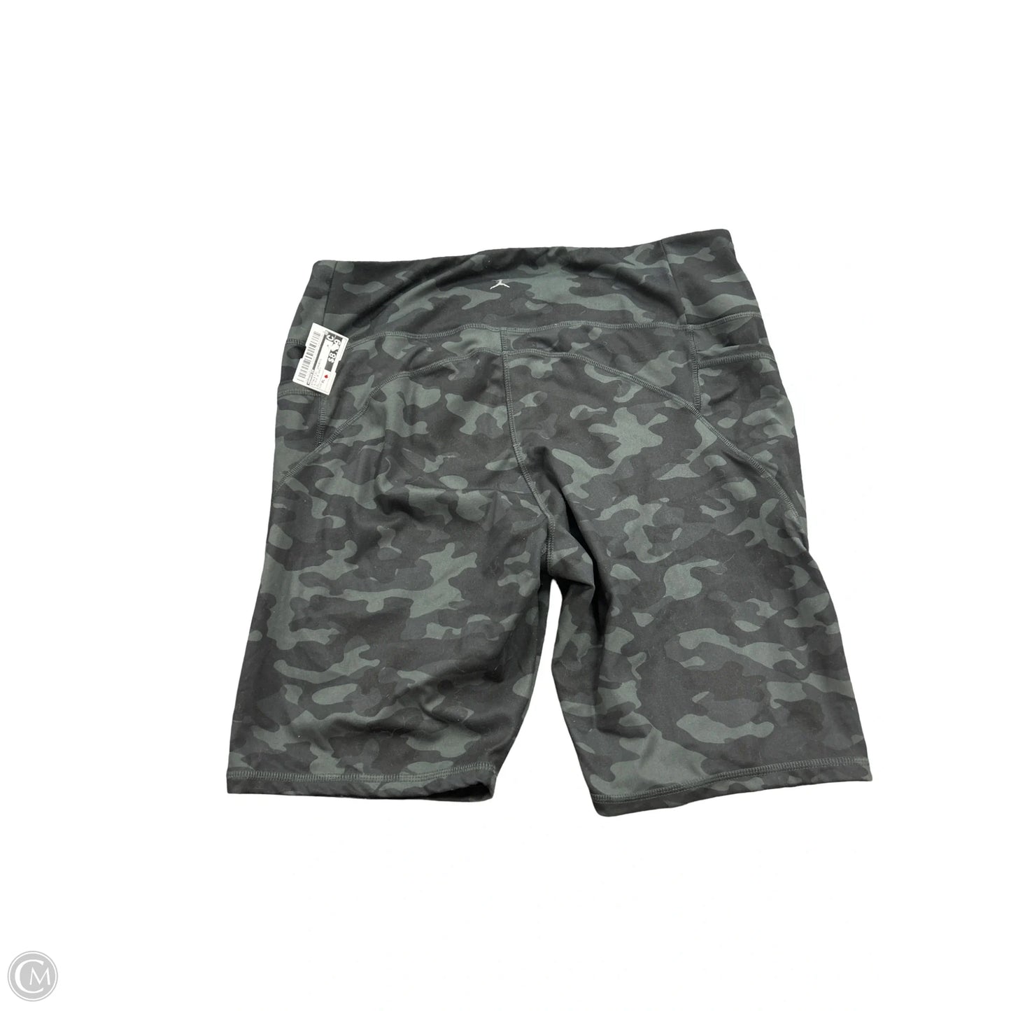 Athletic Shorts By Danskin In Black & Grey, Size: Xl