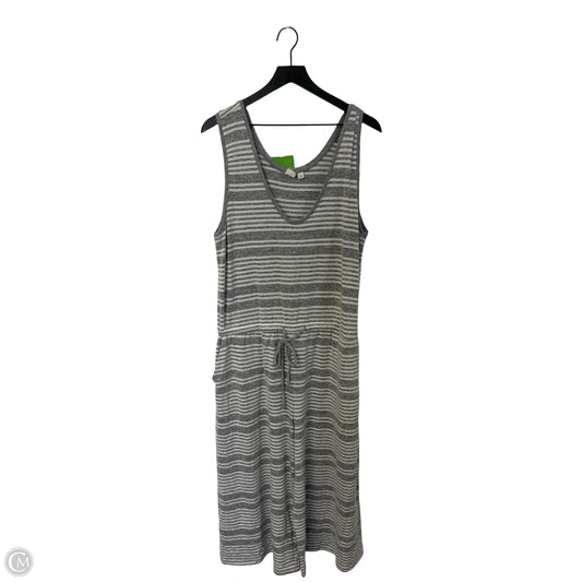 Jumpsuit By Gap In Grey & White, Size: L