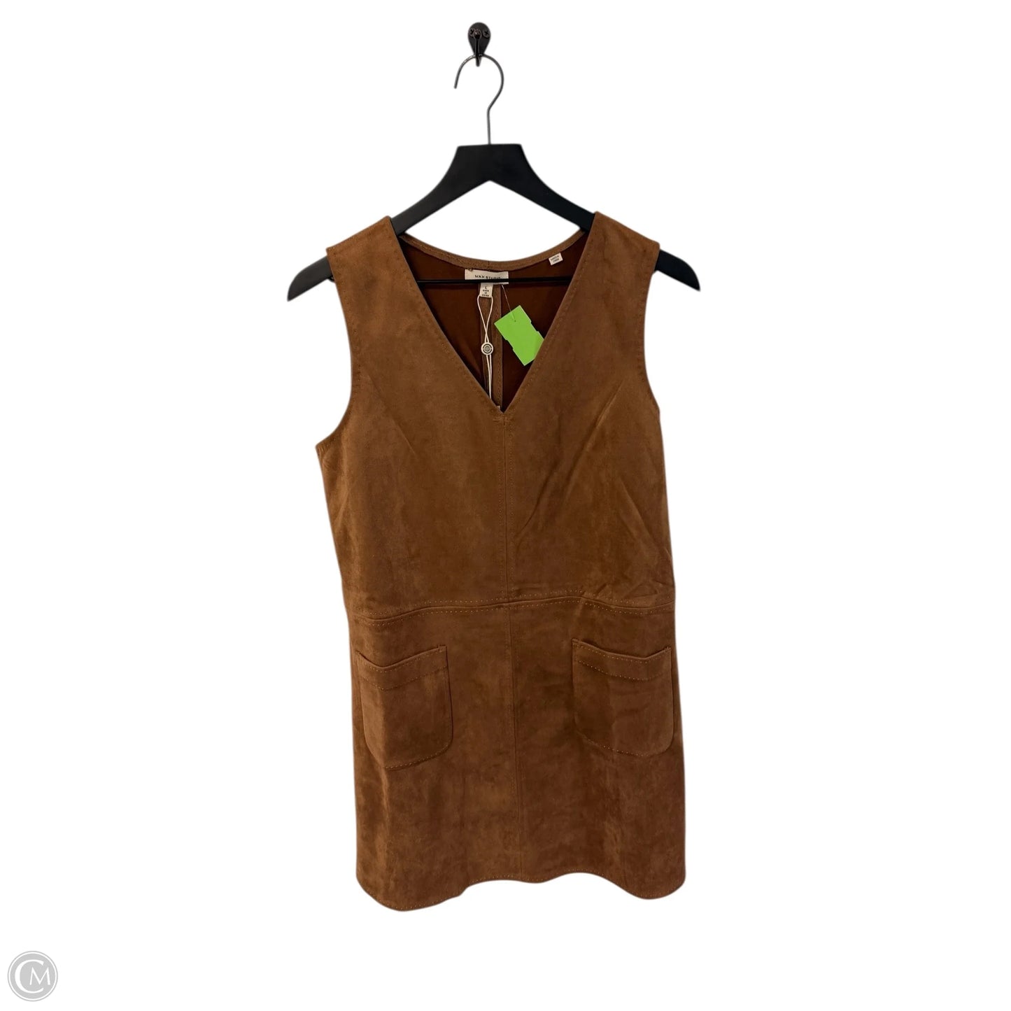 Dress Casual Short By Max Studio In Brown, Size: Large