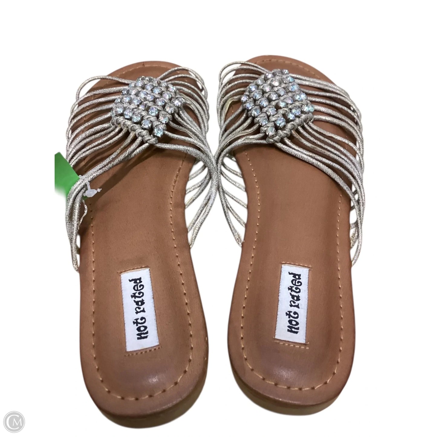Sandals Flats By Not Rated In Gold, Size: 9