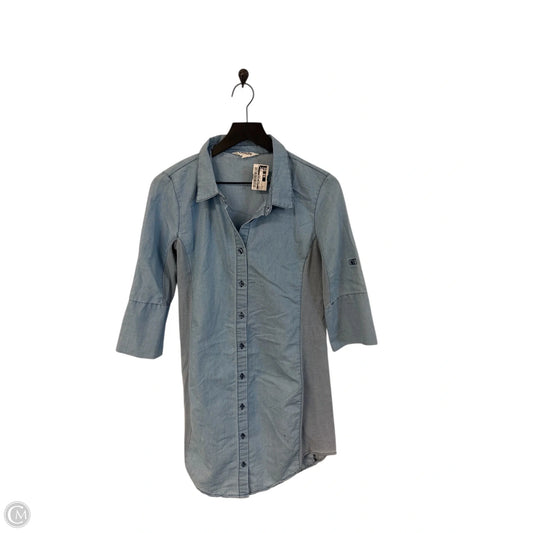 Dress Casual Short By Clothes Mentor In Blue, Size: M