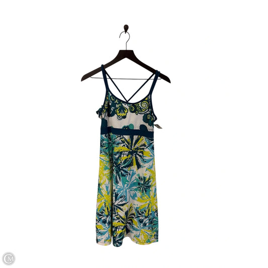 Athletic Dress By Prana In Blue & Green, Size: M