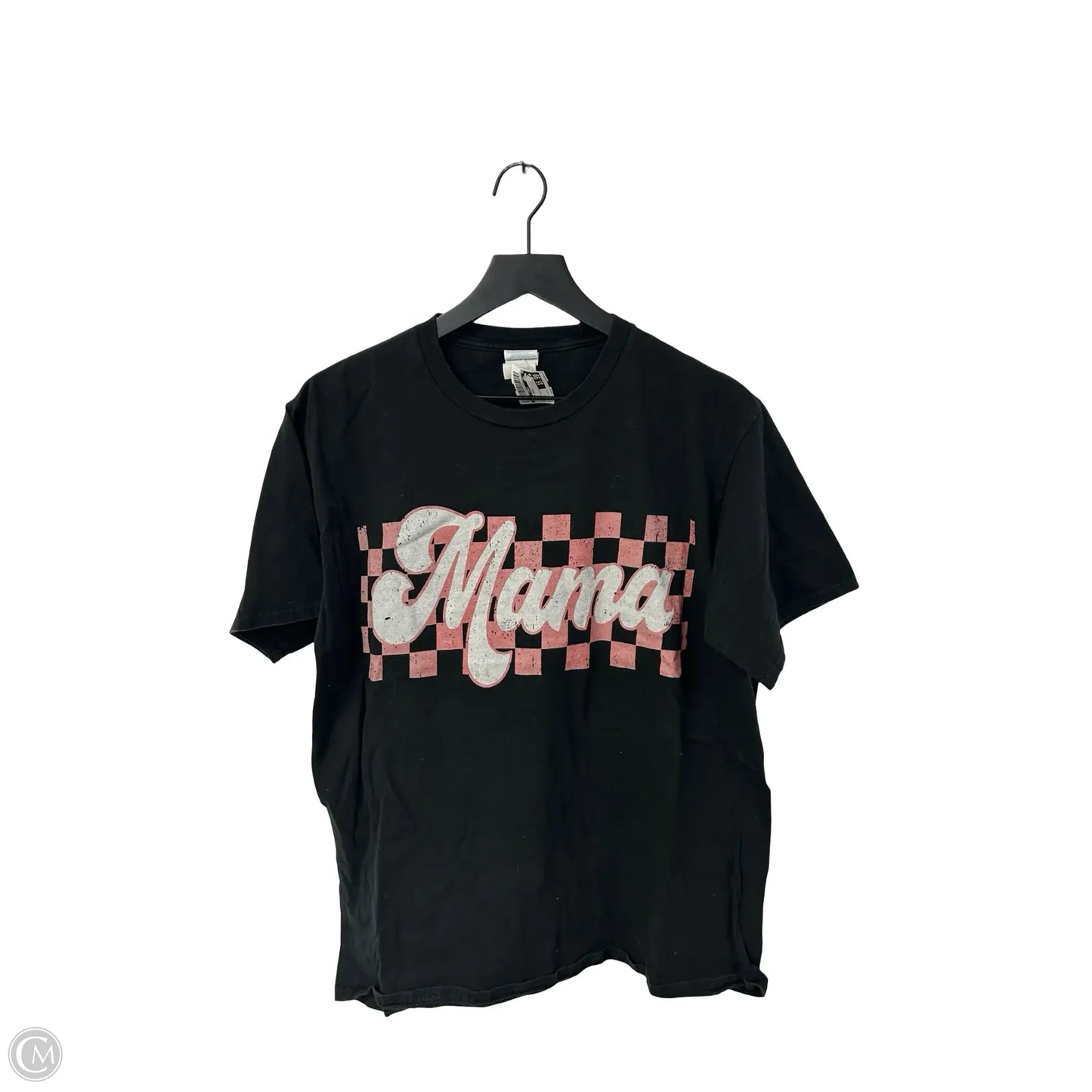 Top Short Sleeve Basic By Port & Company In Black, Size: L