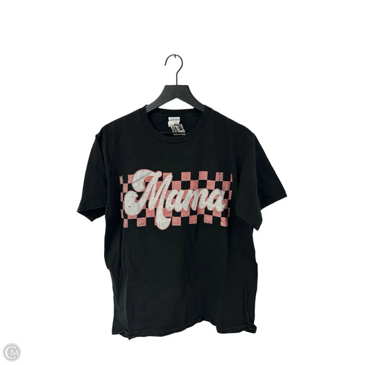 Top Short Sleeve Basic By Port & Company In Black, Size: L