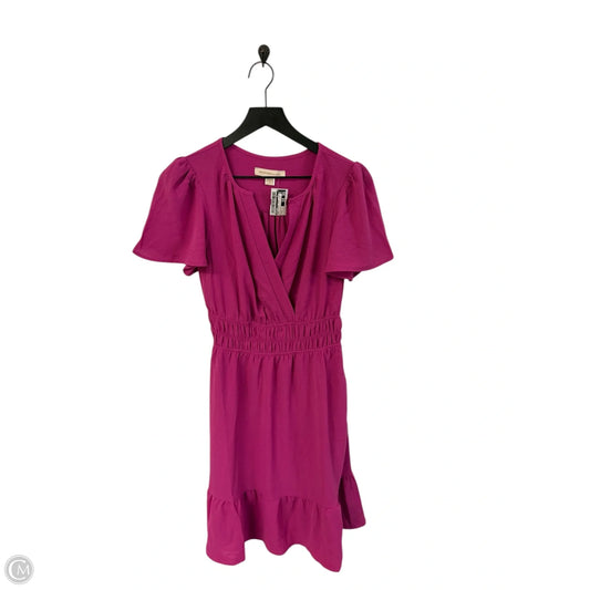 Dress Casual Short By Monteau In Pink, Size: S