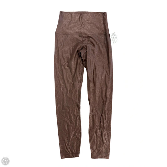 Athletic Leggings By Lululemon In Brown, Size: 4
