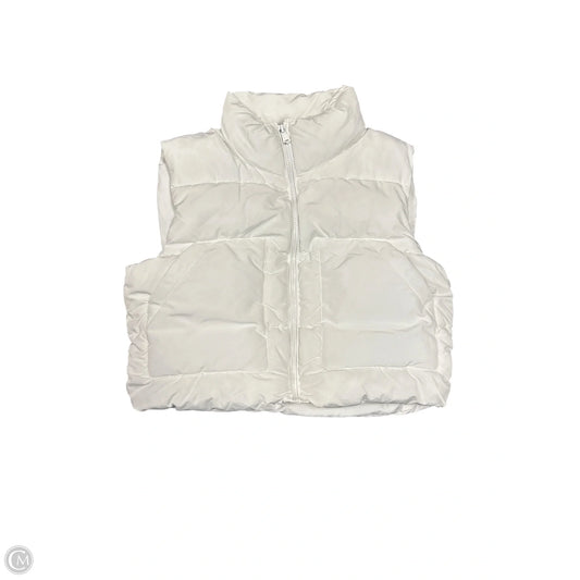 Vest Puffer & Quilted By Love Tree In White, Size: S