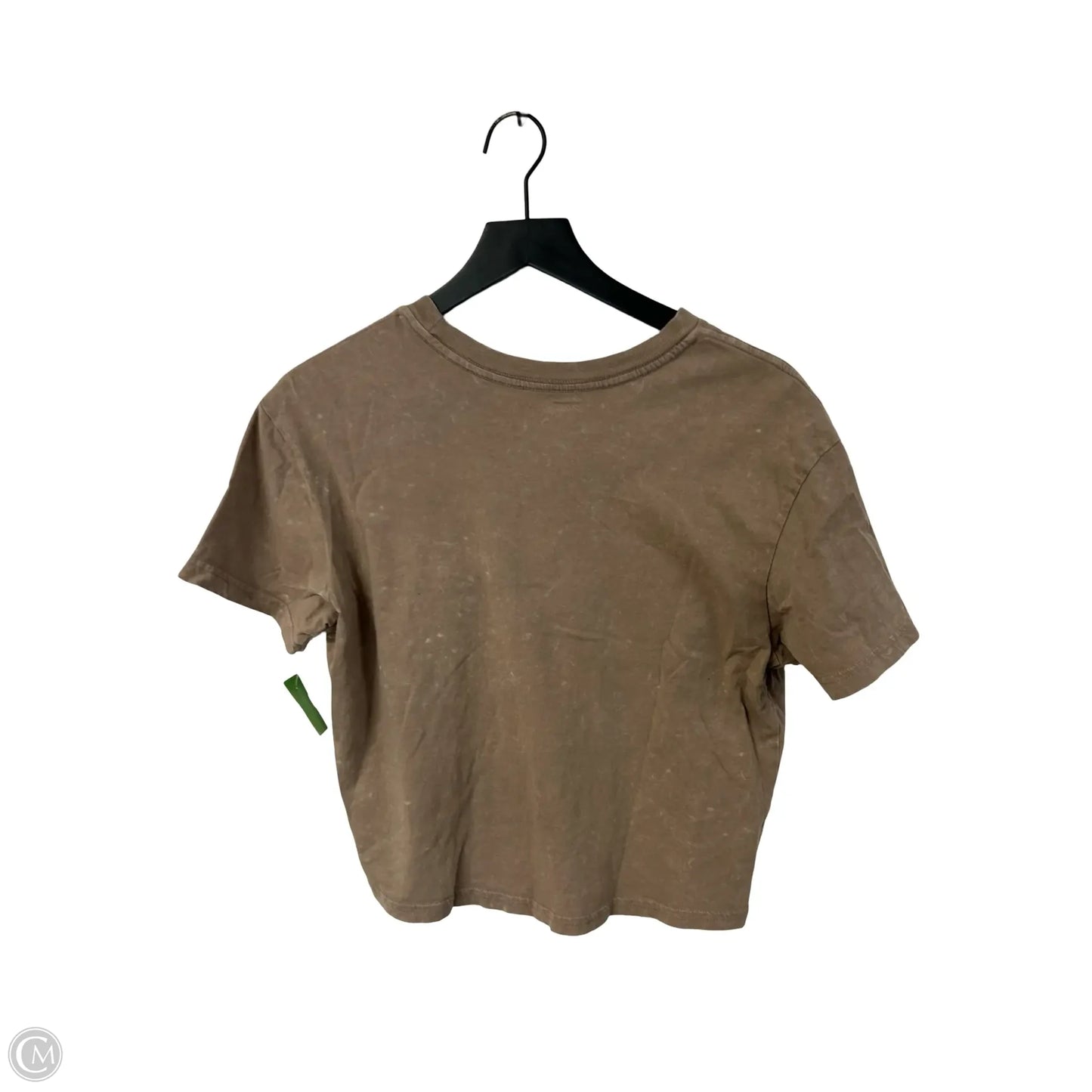 Top Short Sleeve By Clothes Mentor In Brown, Size: S