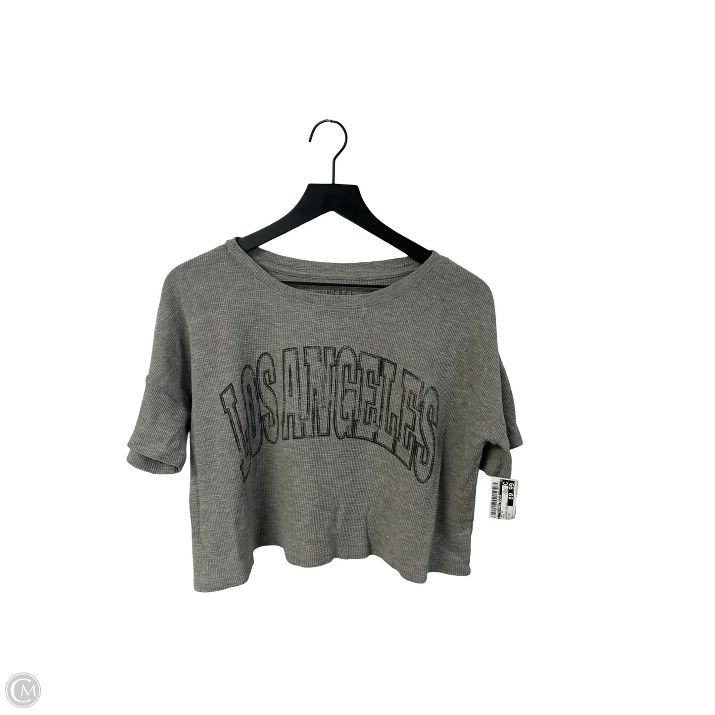 Top Short Sleeve By Clothes Mentor In Grey, Size: S
