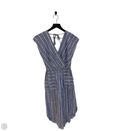 Dress Casual Midi By Universal Thread In Blue, Size: Xs