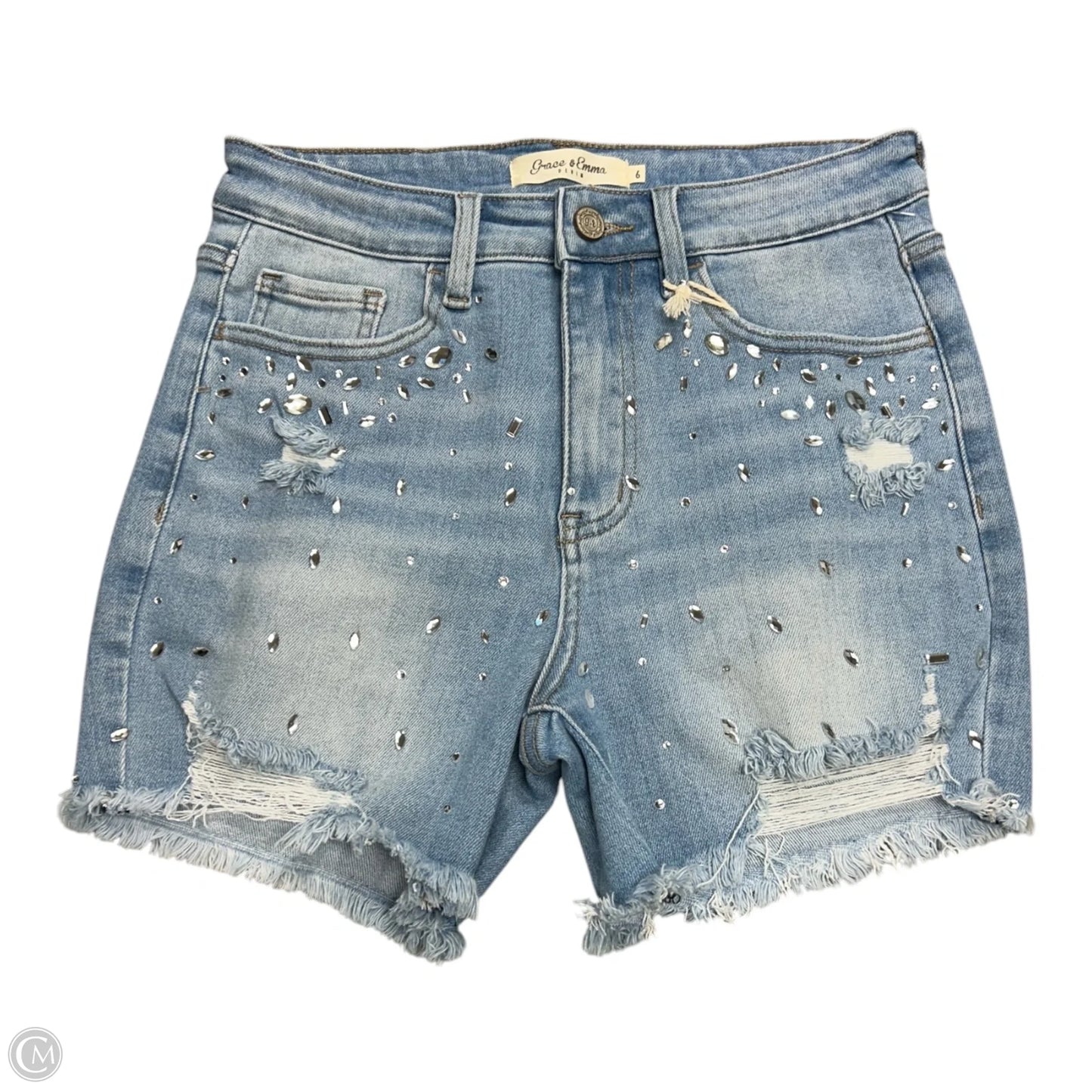 Shorts By Clothes Mentor In Blue Denim, Size: 6
