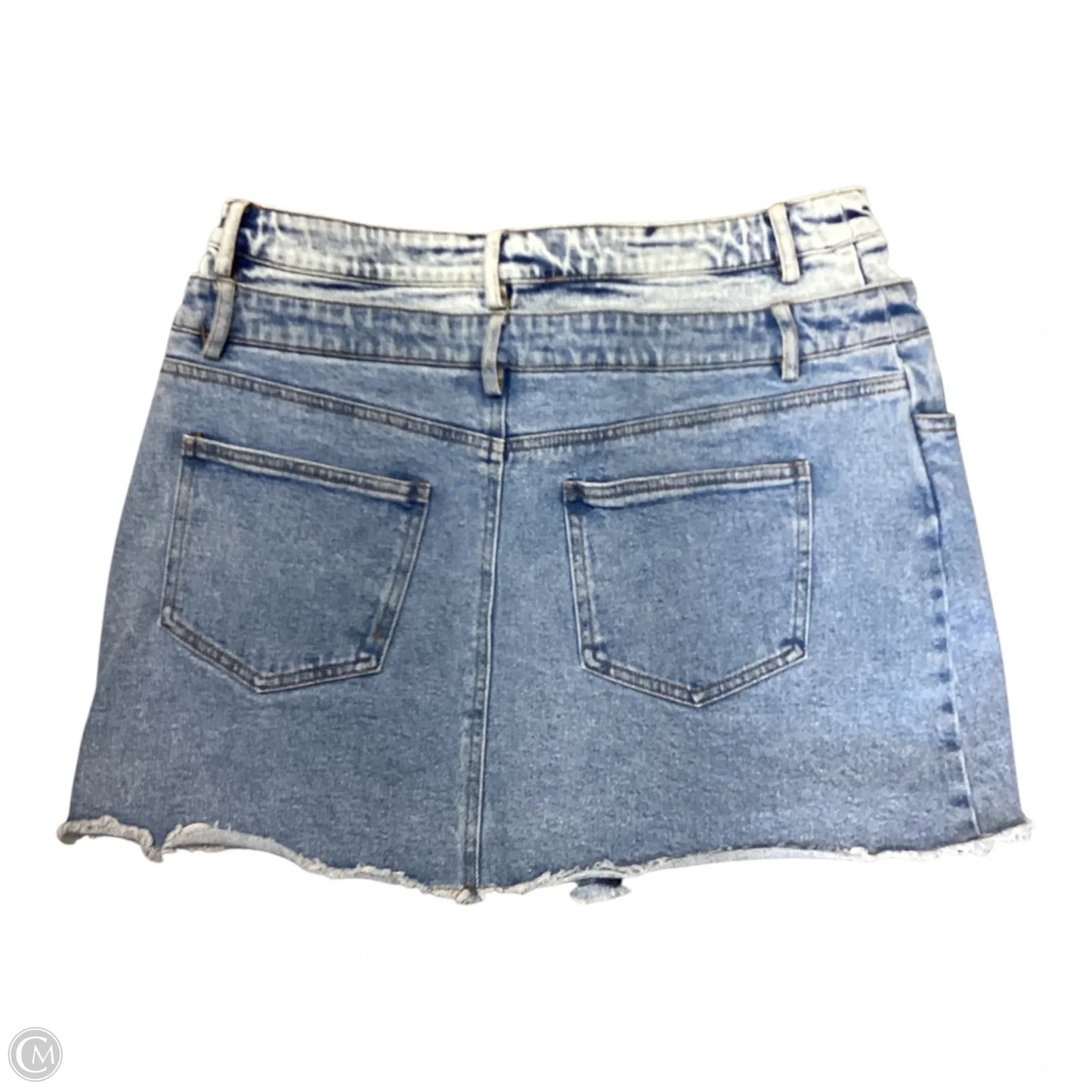 Skirt Mini & Short By Blue B In Blue Denim, Size: M