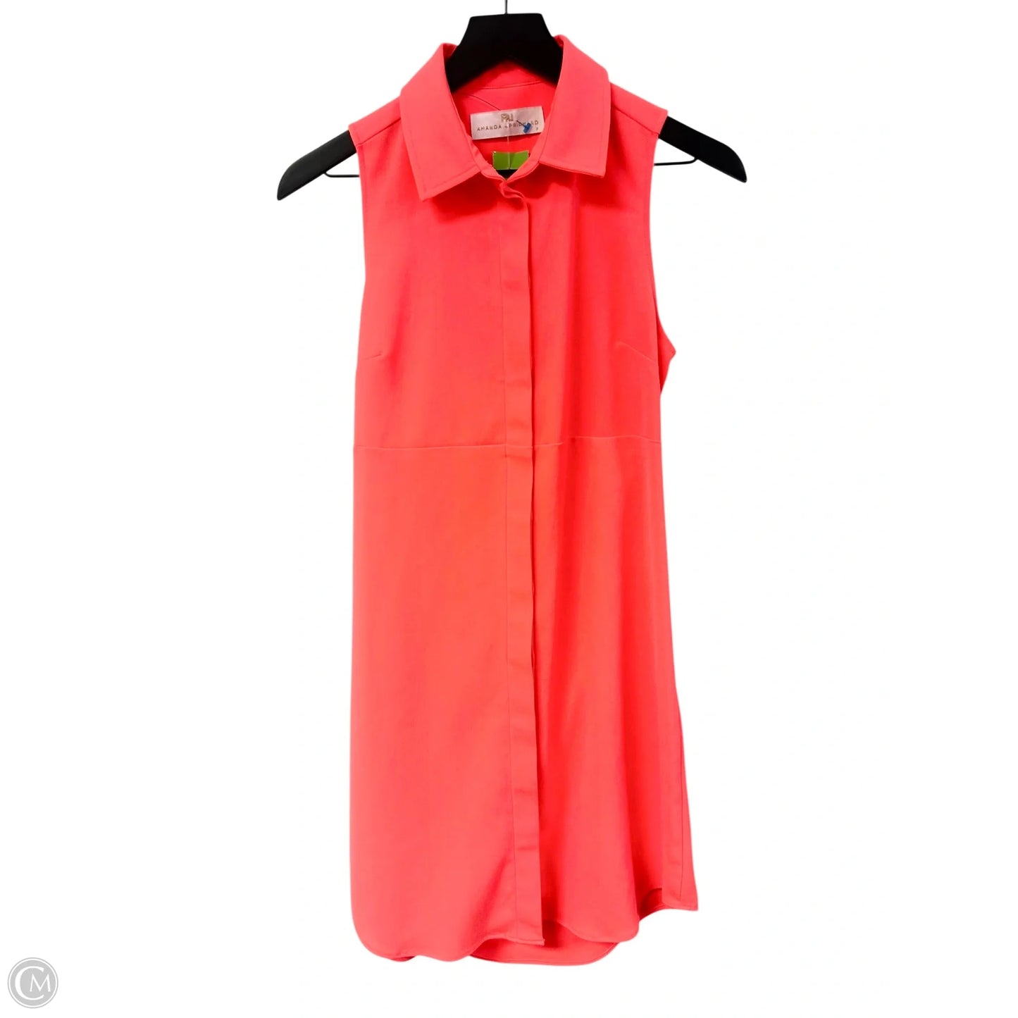 Dress Casual Short By Amanda Uprichard In Coral, Size: S
