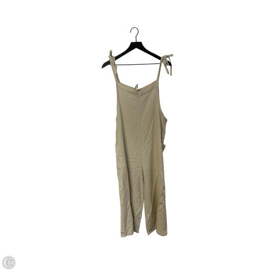 Jumpsuit By Clothes Mentor In Ivory, Size: M
