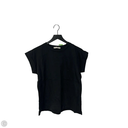Top Short Sleeve Basic By Zenana In Black, Size: S