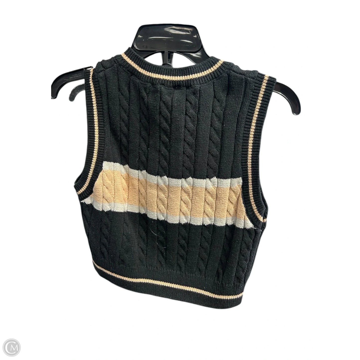 Vest Sweater By Le Lis In Black, Size: S
