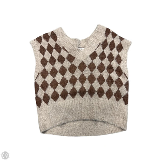 Vest Sweater By Sincerely Jules In Brown, Size: S