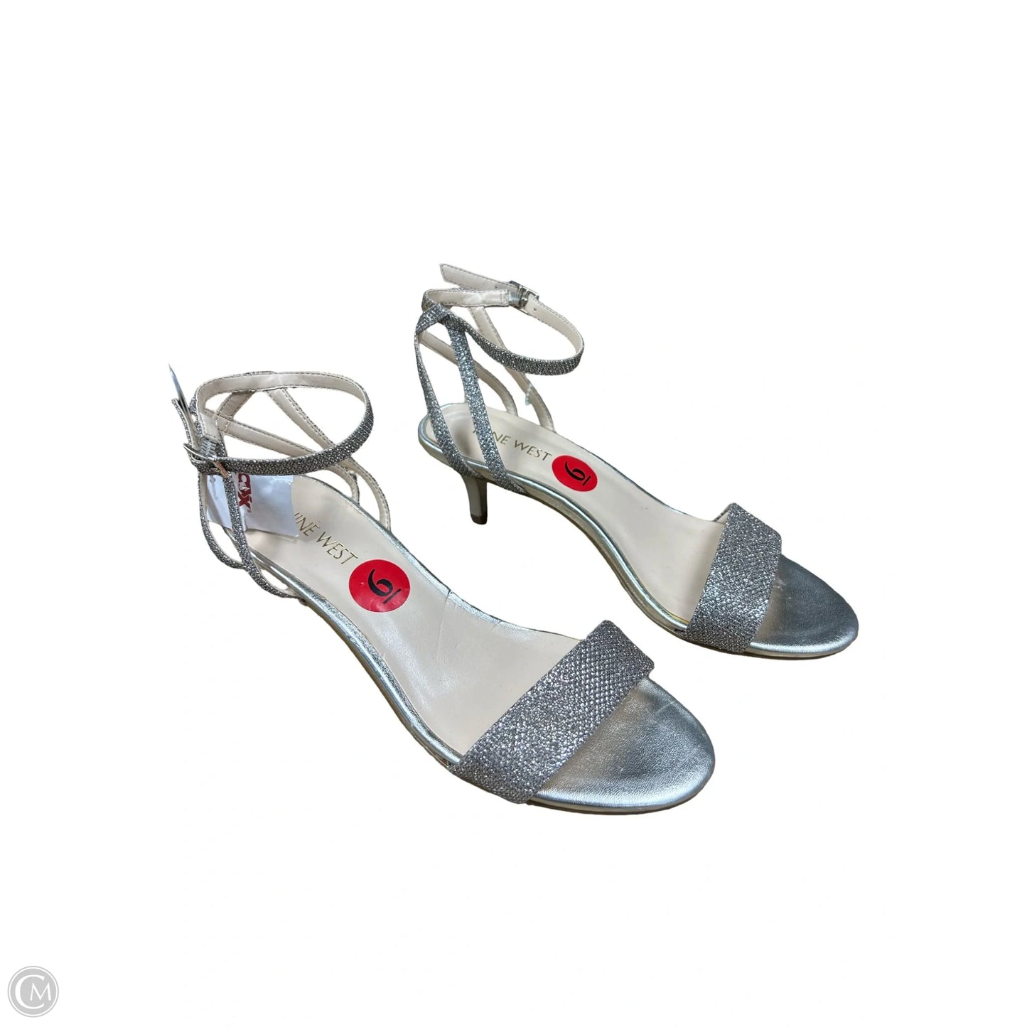 Shoes Heels Kitten By Nine West Apparel In Gold, Size: 6