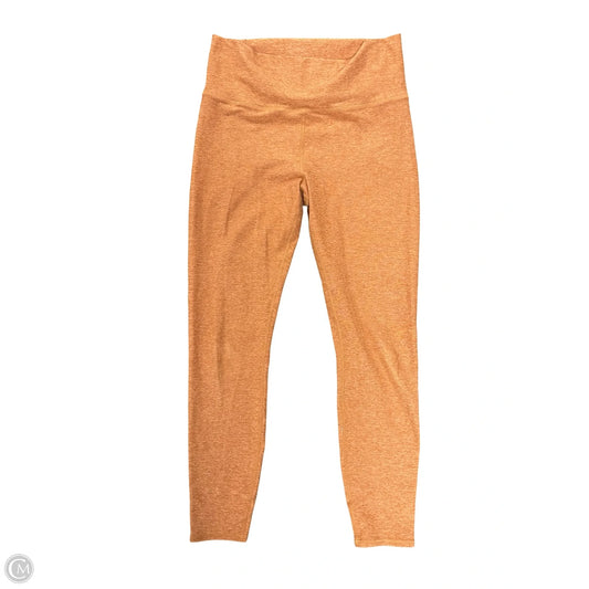 Athletic Leggings By Vuori In Orange, Size: M