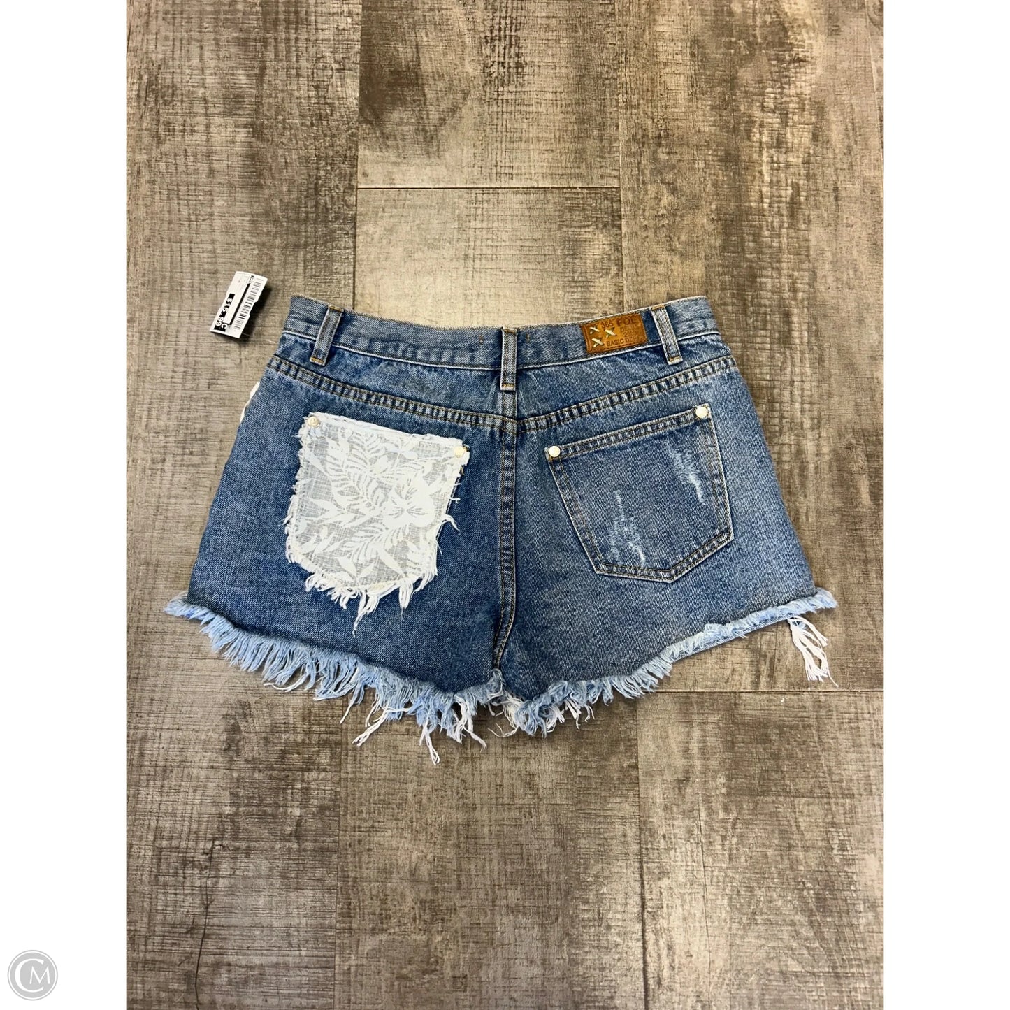Shorts By Pol In Blue Denim, Size: M