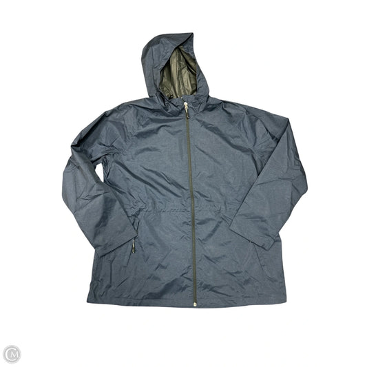 Jacket Windbreaker By Cme In Blue, Size: Xl