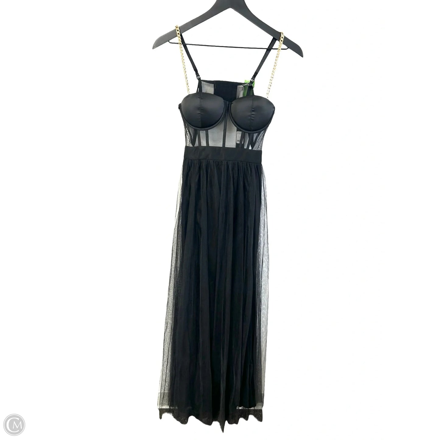 Dress Party Long By Fashion Nova In Black, Size: M