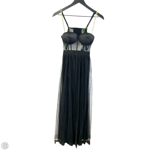 Dress Party Long By Fashion Nova In Black, Size: M