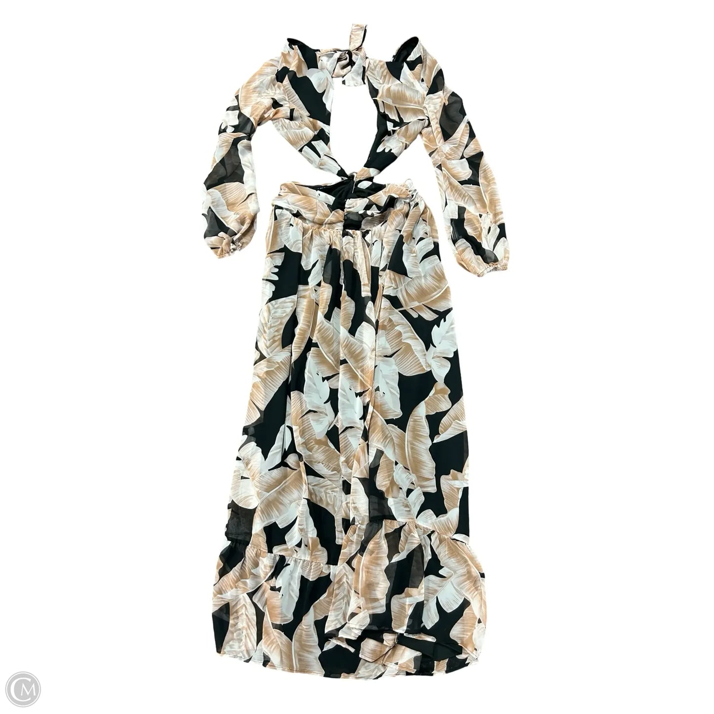 Dress Party Long By Vici In Black & Brown, Size: L
