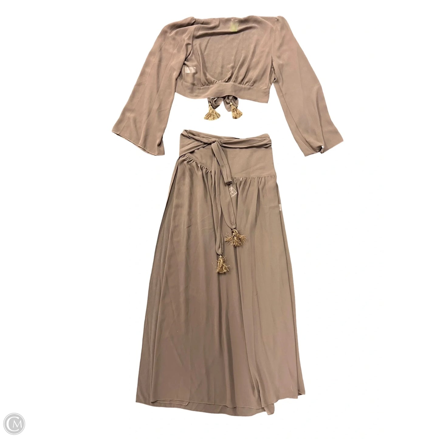 Skirt Set 2pc By Vici In Brown, Size: S