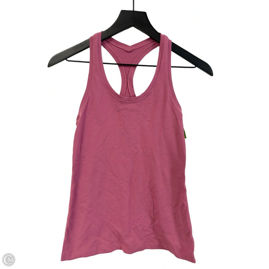 Athletic Tank Top By Lululemon In Pink, Size: 4