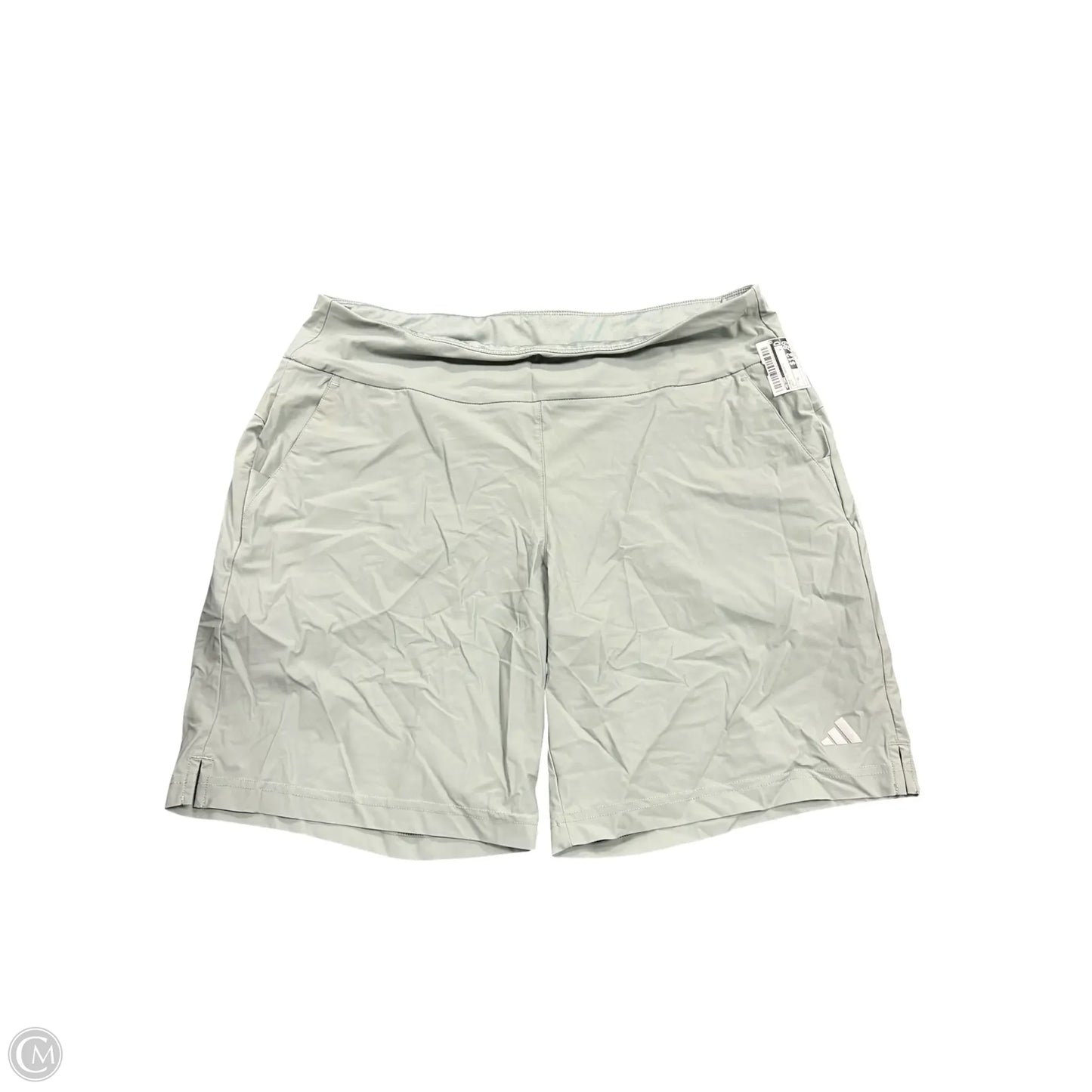 Athletic Shorts By Adidas In Green, Size: Xl