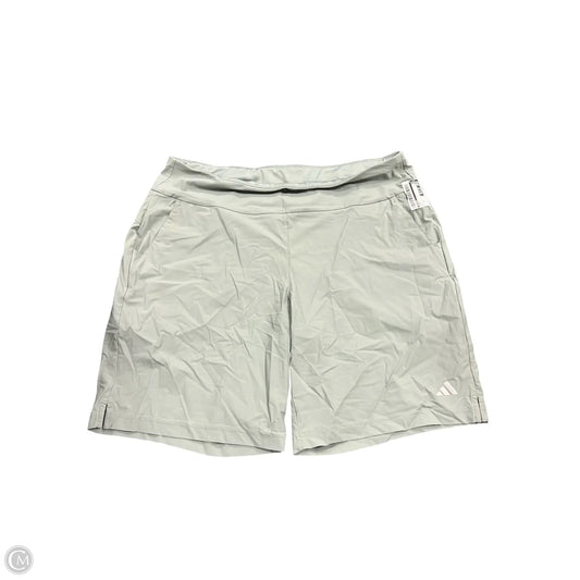 Athletic Shorts By Adidas In Green, Size: Xl