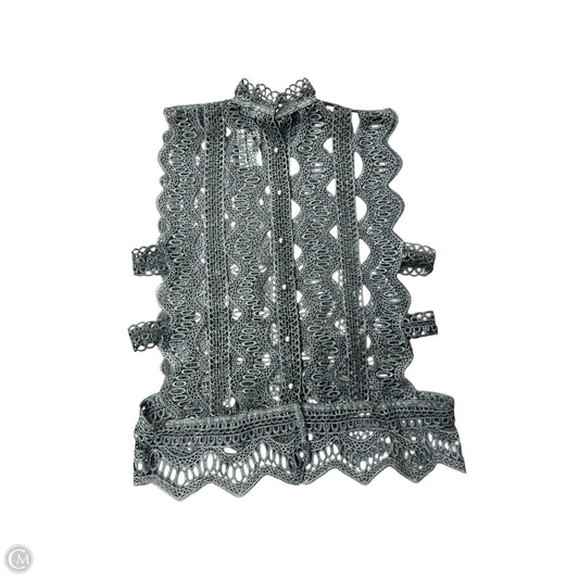 Top Sleeveless By Pol In Grey, Size: M