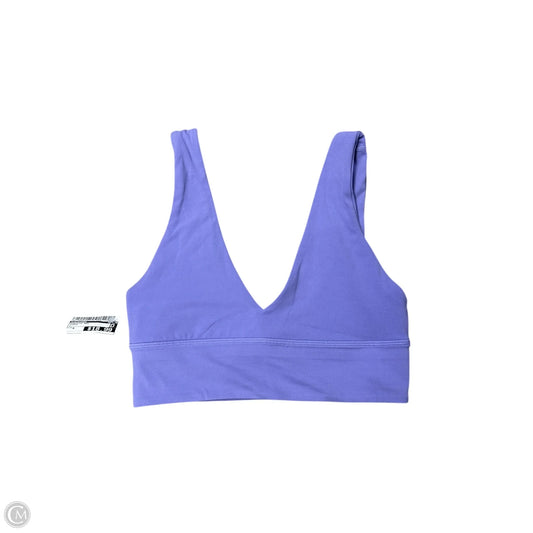 Athletic Bra By Lululemon In Purple, Size: 6