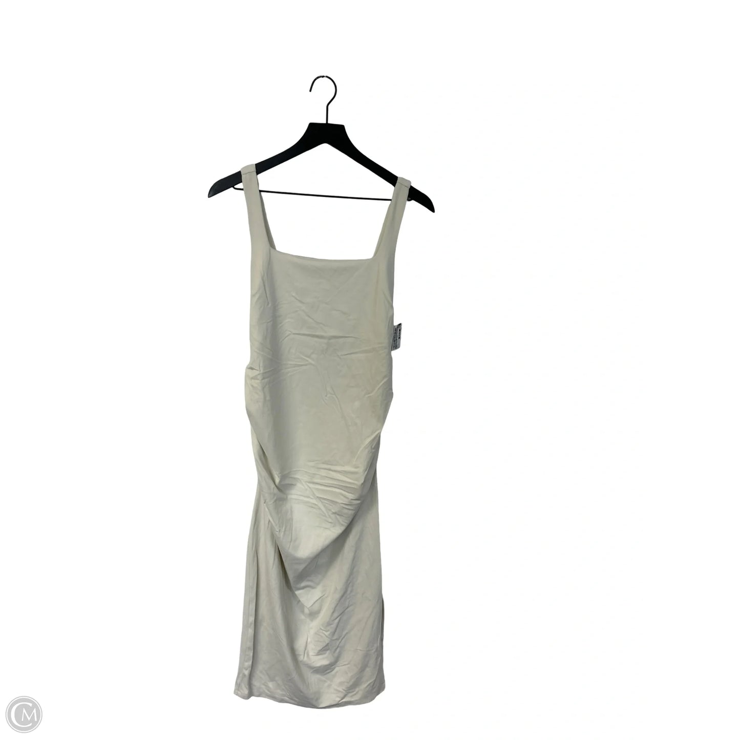 Dress Casual Midi By Clothes Mentor In Ivory, Size: M