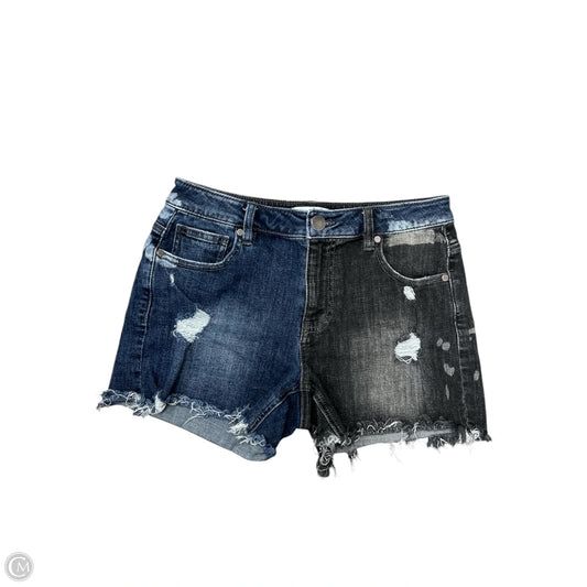 Shorts By Cabi In Black & Blue, Size: 2